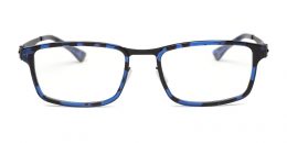 BRANDENBURG Deep Black Matte & Blue Havana