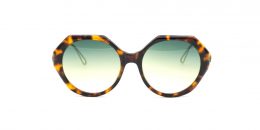 FLORES Classic Havana & Light Shiny Gold