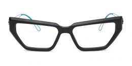 MOLINA Matte Black & Neon Blue